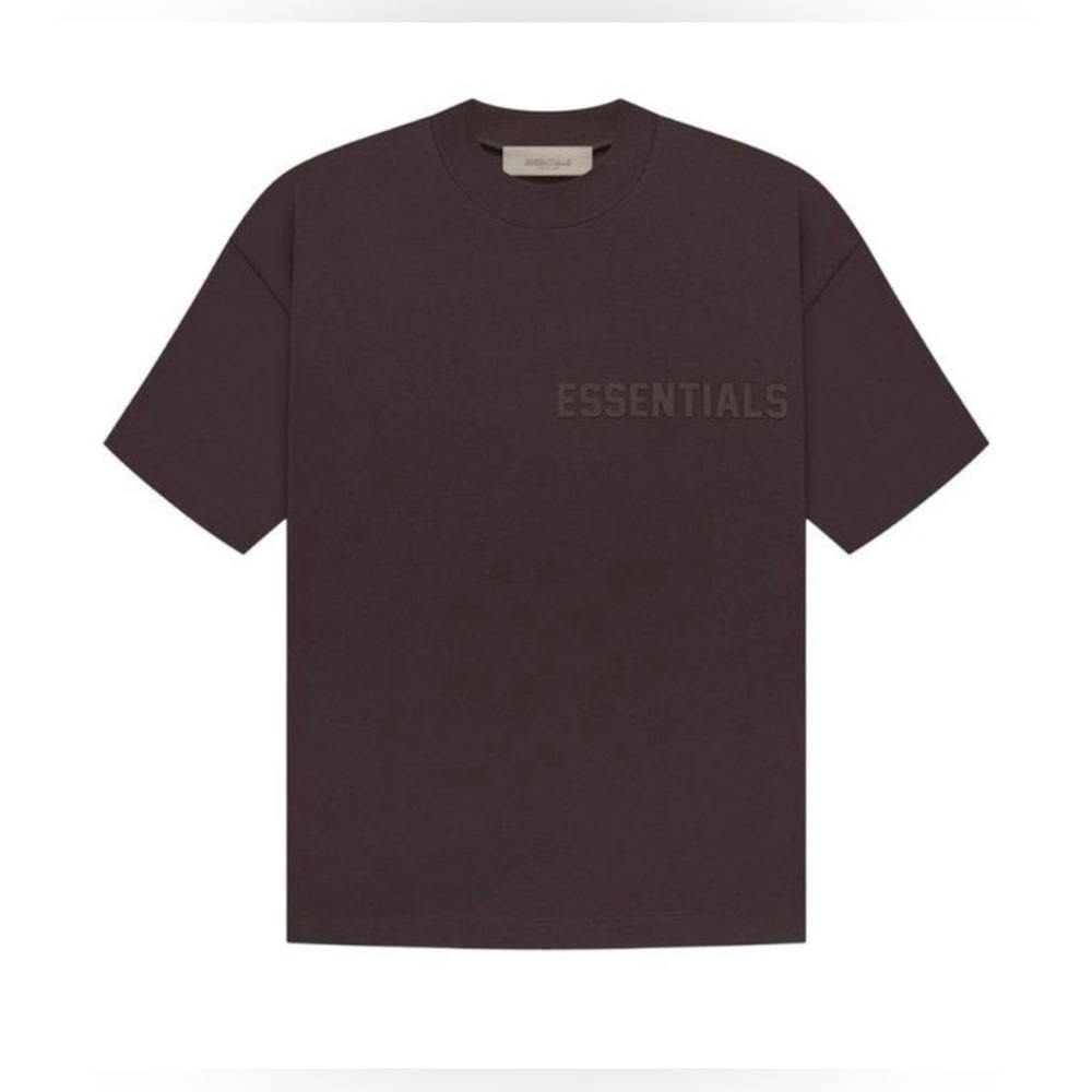 Fear of God Essentials Short Sleeve Tee - Dark Brown